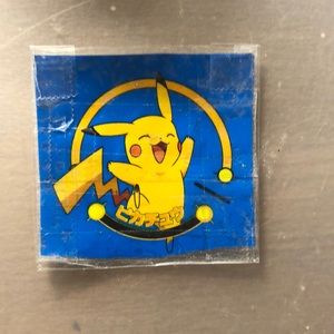 Self made sticker from a used glove package to support our earth